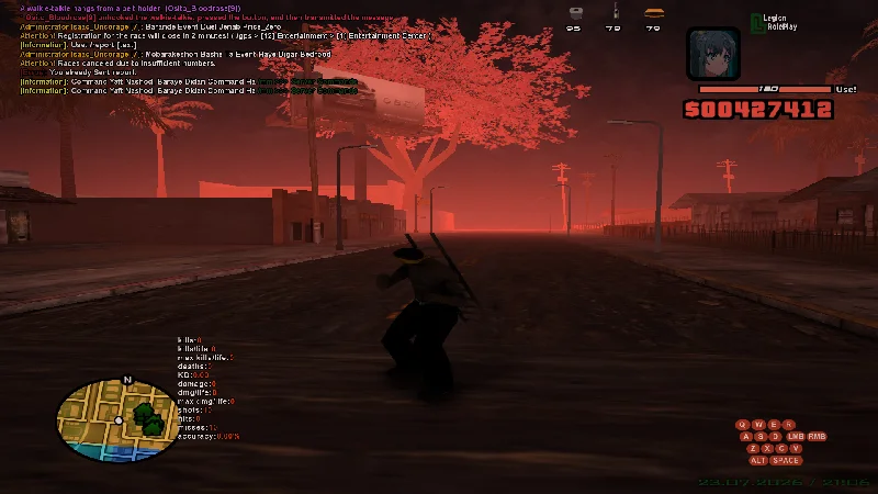 Pink gta in smoke by @TheOldOsito